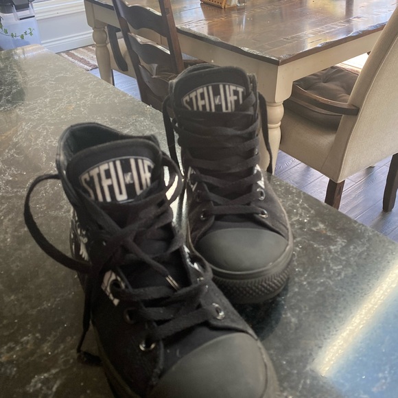 Lifting Shoes; Converse with Barbell Design - Picture 5 of 6